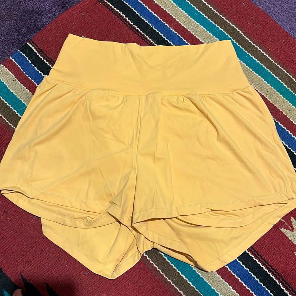 Halara Athletic shorts with built in shorts
